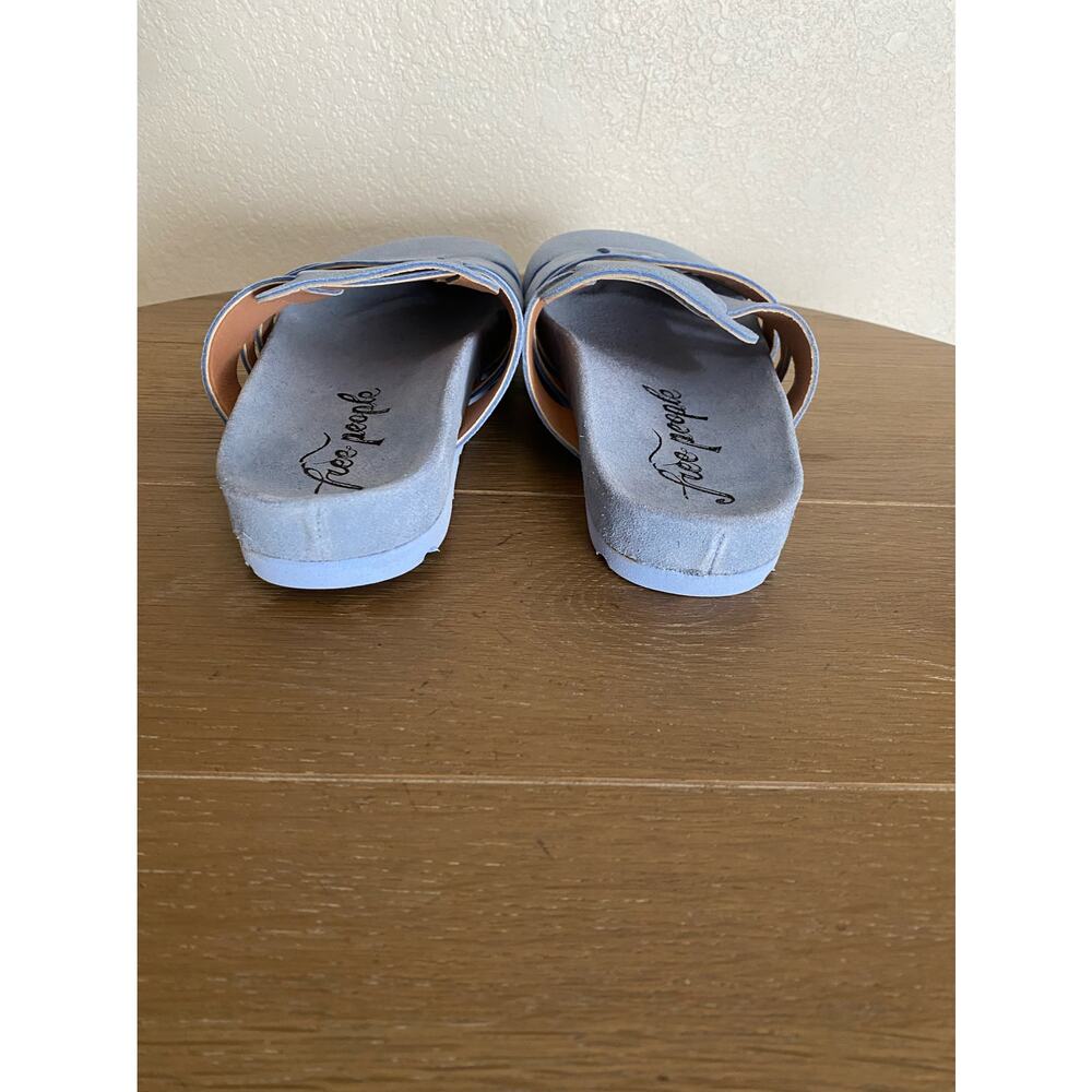 NEW Free people Sunday season mules 36 blue - Picture 3 of 6